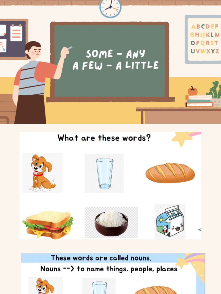 Some - Any A Few - A Little | PDF