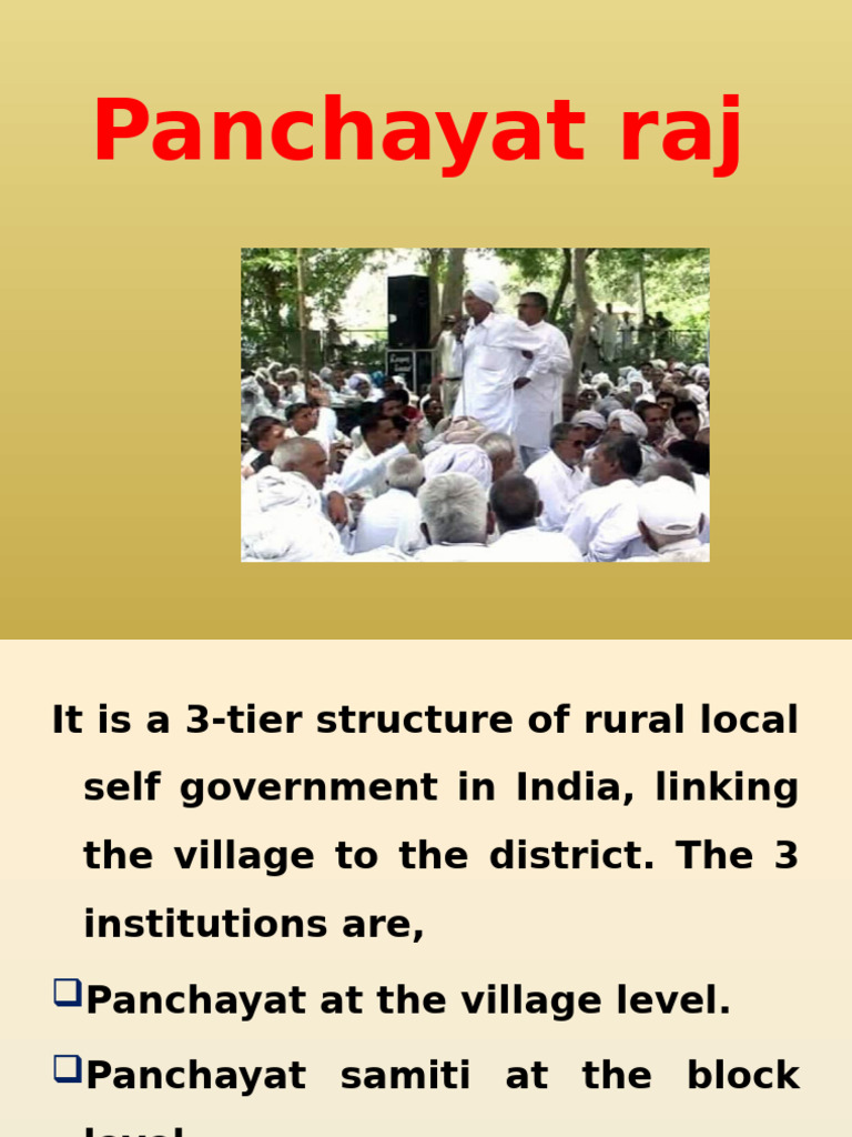 4panchayat Raj | PDF