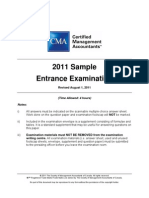 2010 SampleEntranceExam