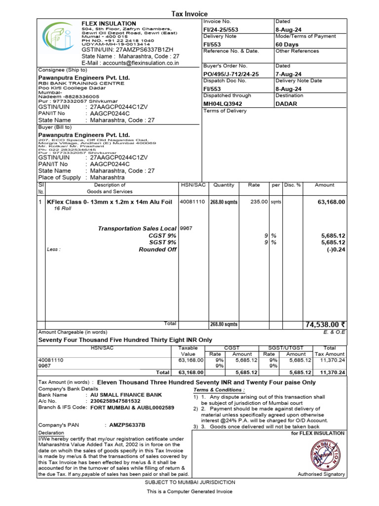 553 | PDF | Taxes | Invoice