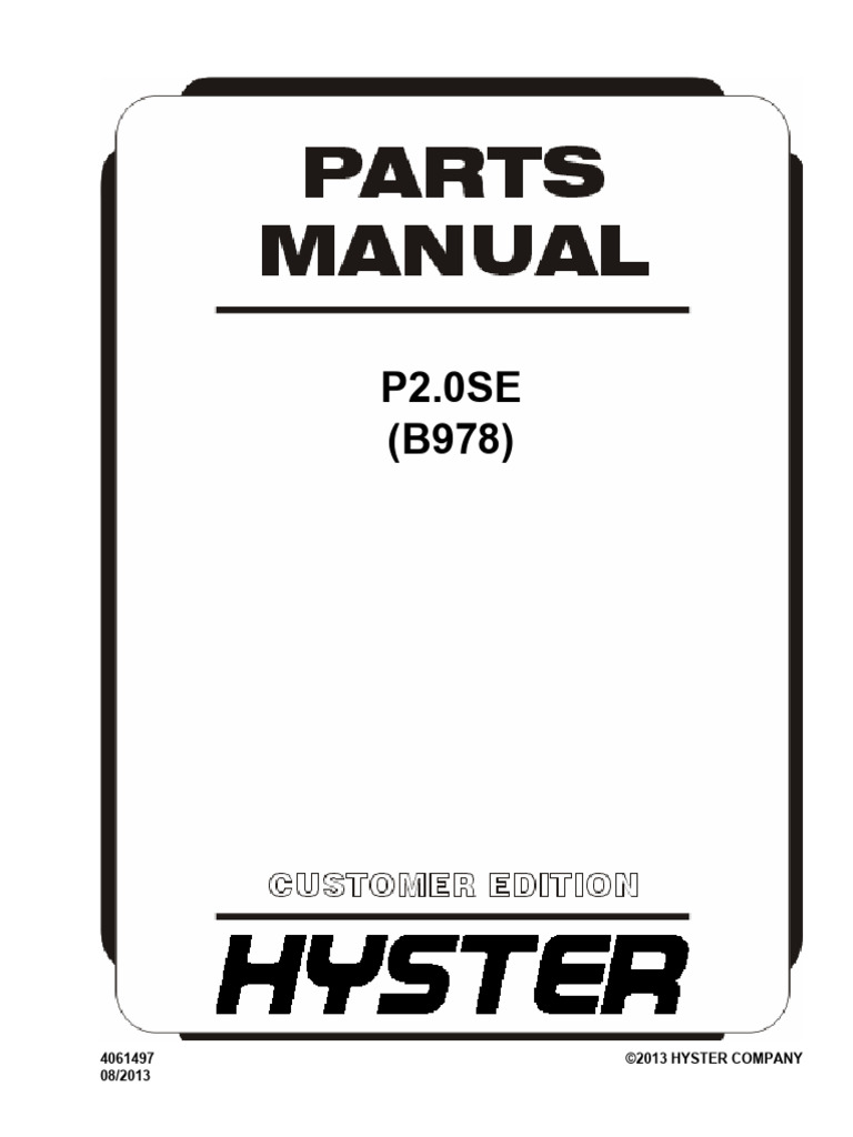 P2 0se b978 4061497 2013 hyster company 08 2013 pdf read only