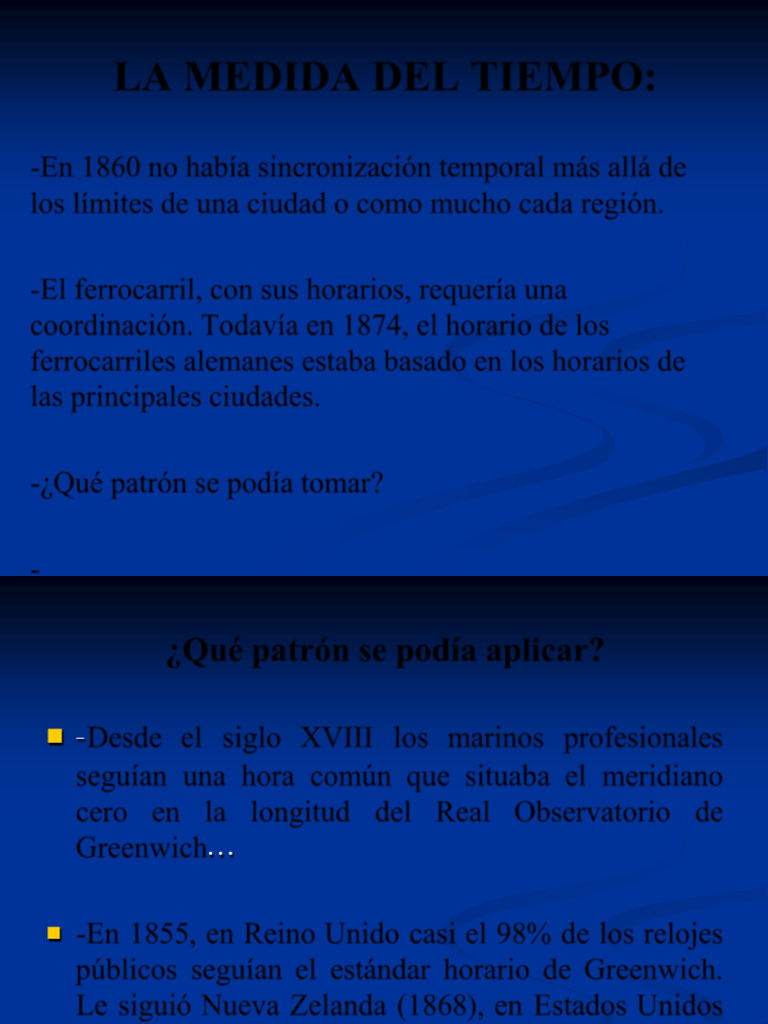 Historia de la Medición del Tiempo | PDF