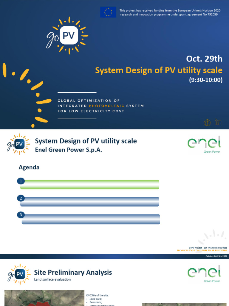 GoPV Project: PV System Design Training | PDF | Photovoltaics | Solar Panel