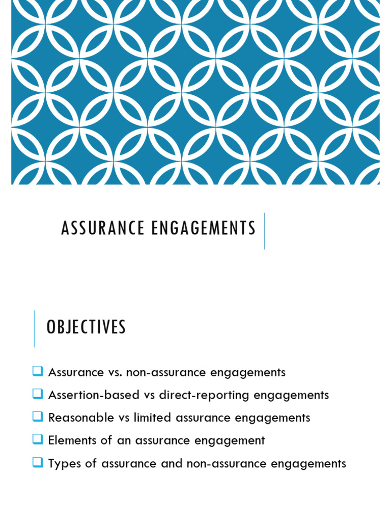 03 04 Assurance Engagements and Overview of Auditing | PDF | Audit ...