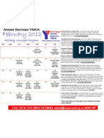 FEB 2012 Volunteer/Event Calendar