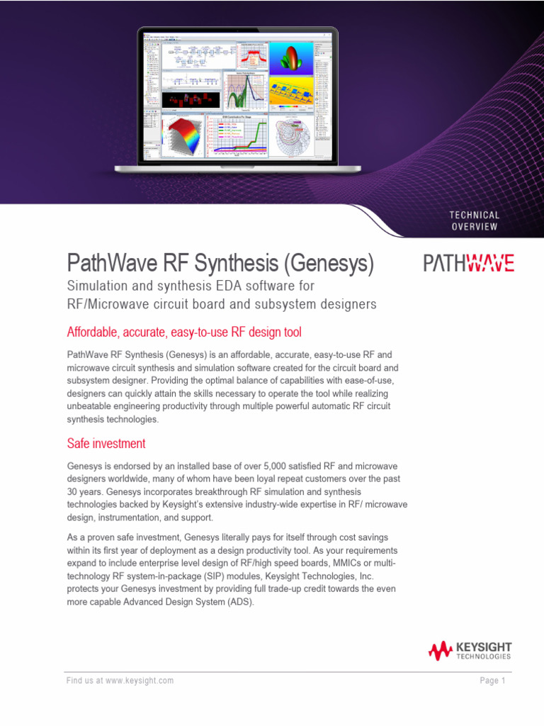 PathWave RF Synthesis Overview | PDF | Electronic Filter | Transmission ...