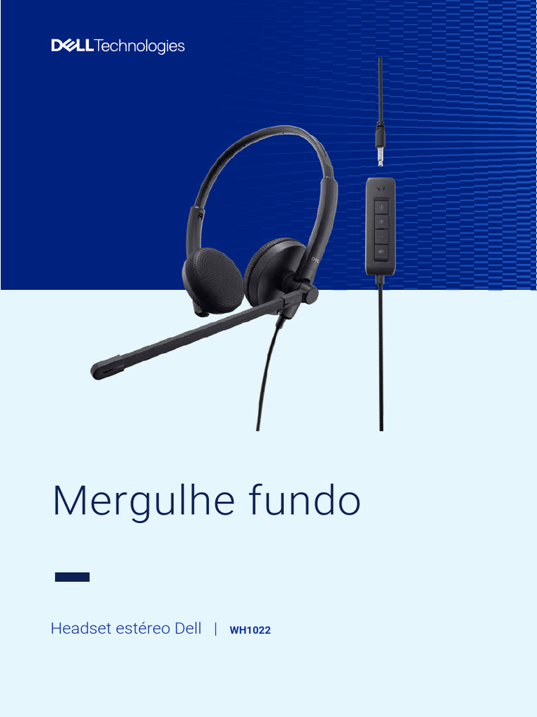 Dell Stereo Headset wh1022 Data Sheet | PDF