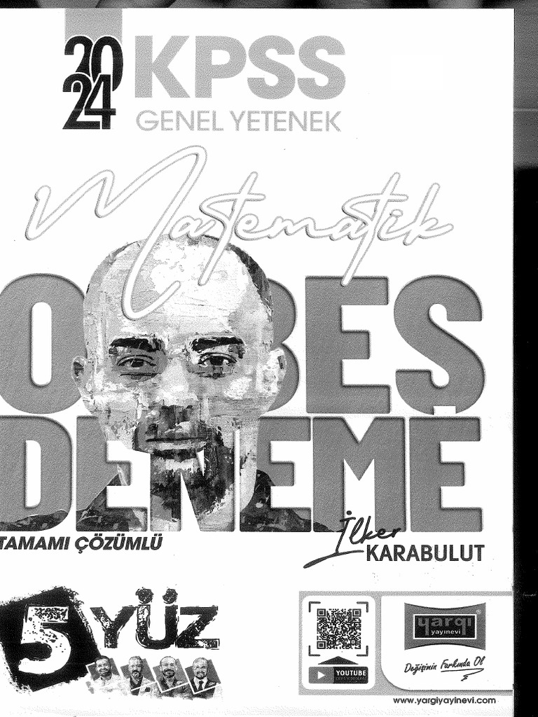 5 Yüz Yargı Matematik 15 Branş Deneme | PDF