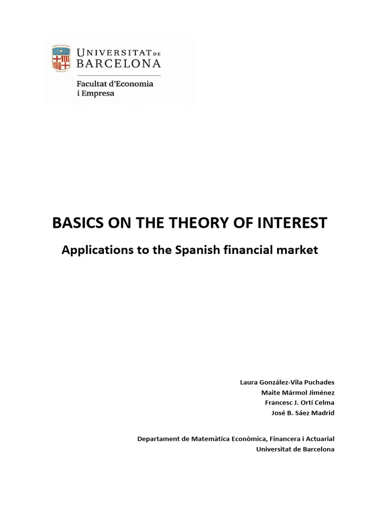 Financial Mathematics Course Overview | PDF | Interest | Financial ...