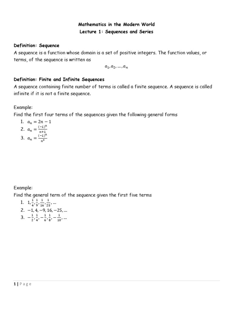 Mmw lecture 1 1 pdf sequence numbers