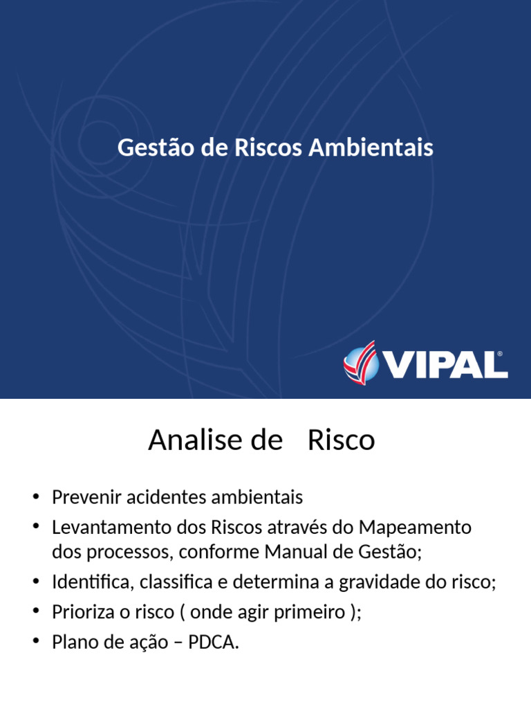 Gestão de Riscos Ambientais Eficaz | PDF | Risco | Business