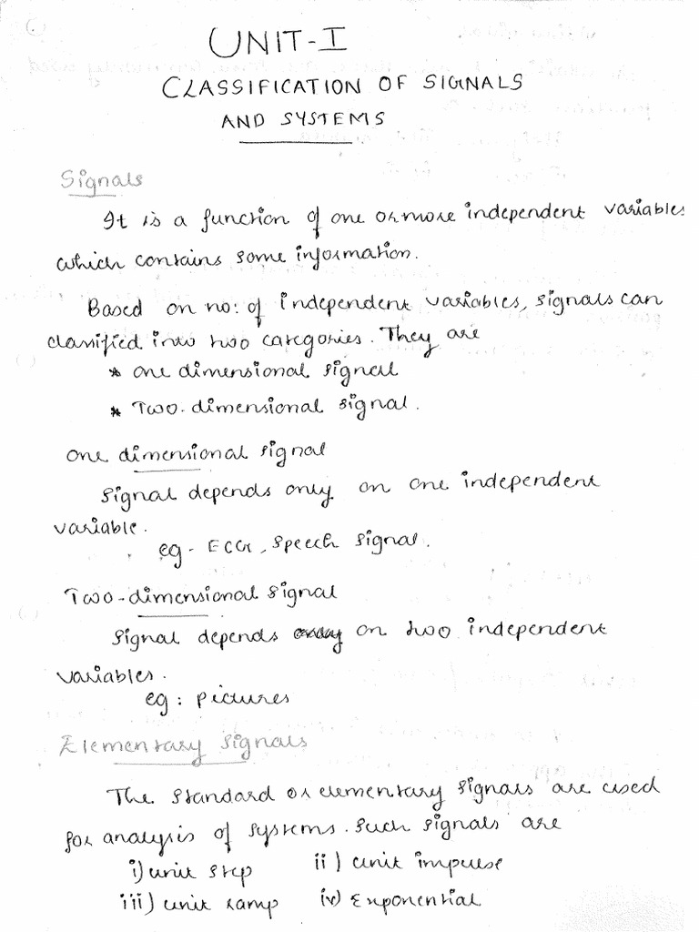 SS - Unit I | PDF