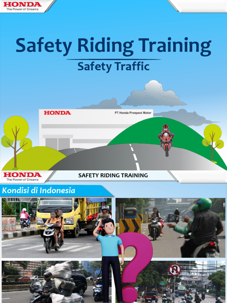 Materi 2 Monthly Safety Riding Training Rev | PDF