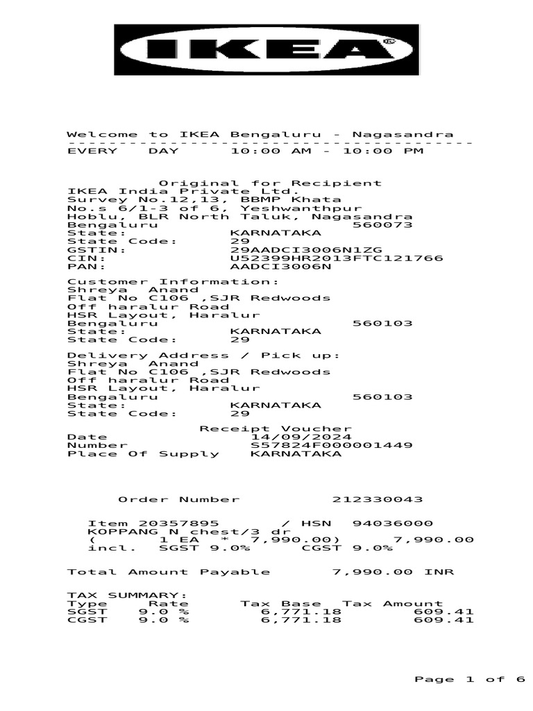Sales Invoice20240914005780120161 | PDF | Public Finance | Trade