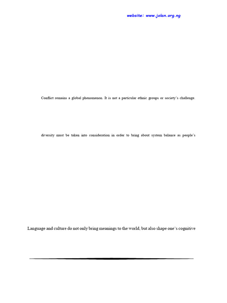 46 55 Isong and Willie Language and Cultural Barrier PDF Conflict