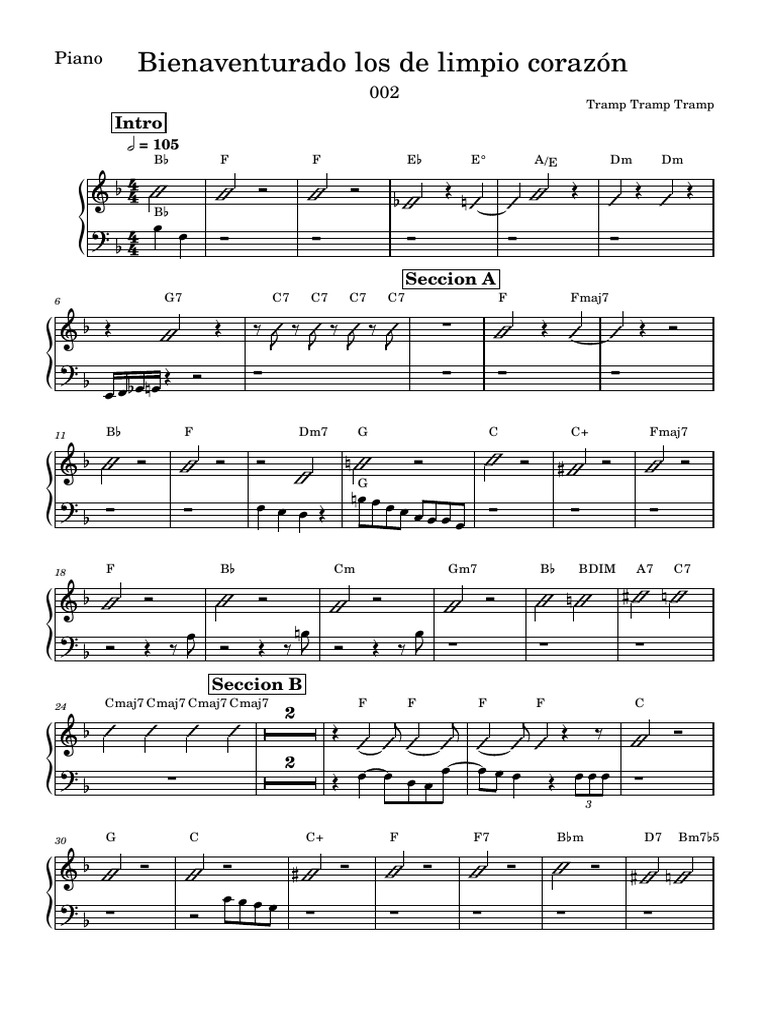 Tramp Tramp Tramp Piano | PDF