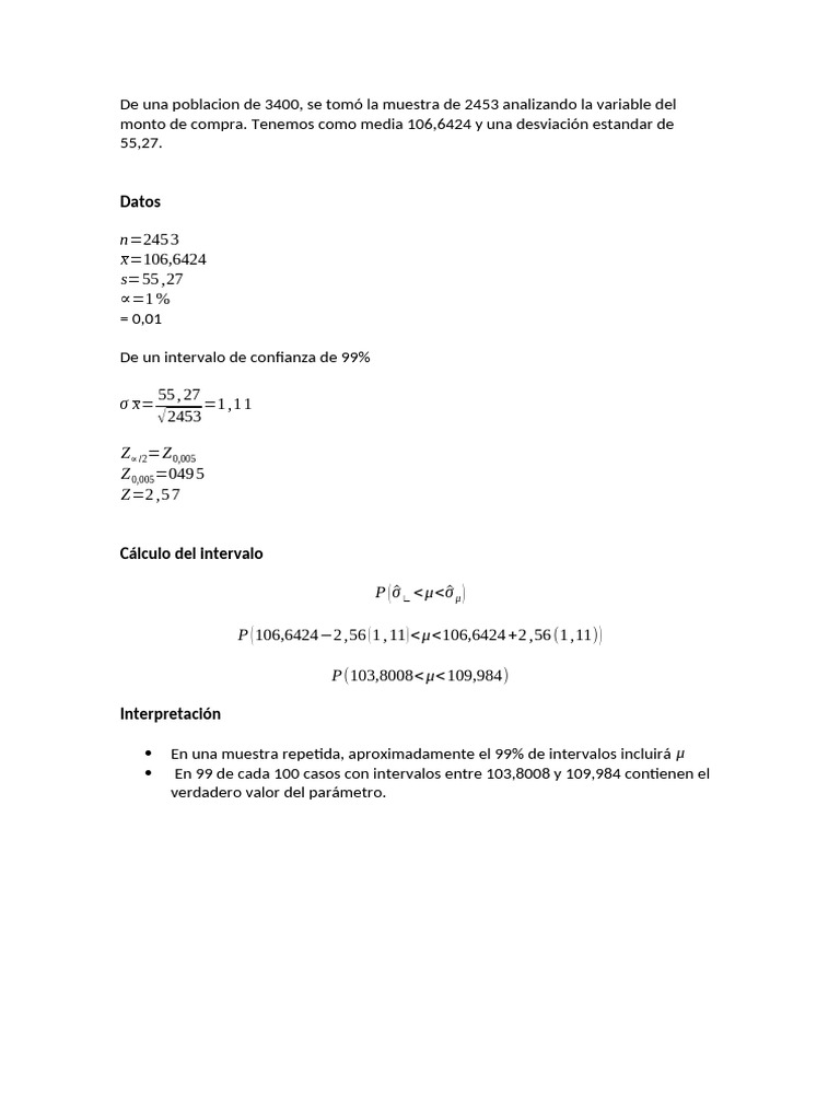 Ejercicios Intervalos Pdf