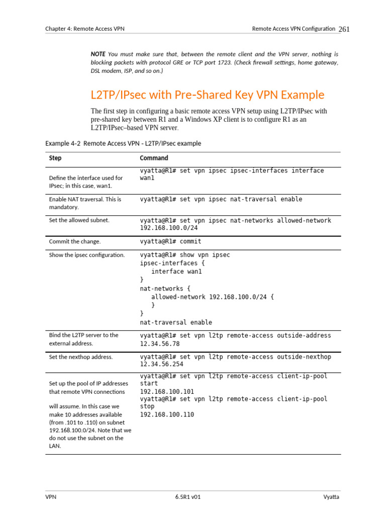 Step by Step Configure Router Vyata 6.5.59 | PDF | Virtual Private ...