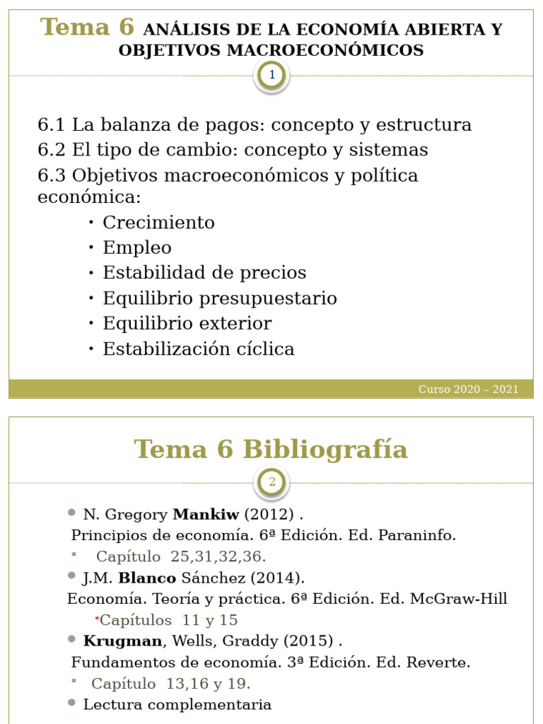 Análisis de Balanza de Pagos y Macroeconomía | PDF | Tipo de cambio ...