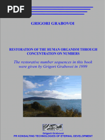 1999 - Restoration of The Human Organism Through Concentration On Numbers - PR - Eng