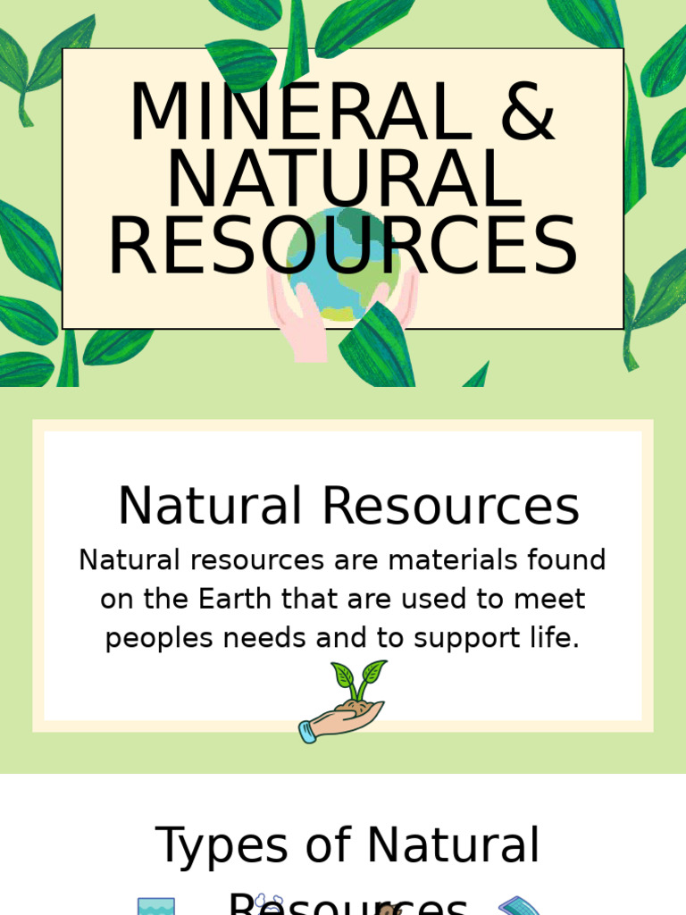 Natural Resources Earth Science Presentation in Brown Green Organic ...