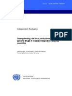 UNIDO Pharma Project Evaluation Report 2010 10 15 - Final