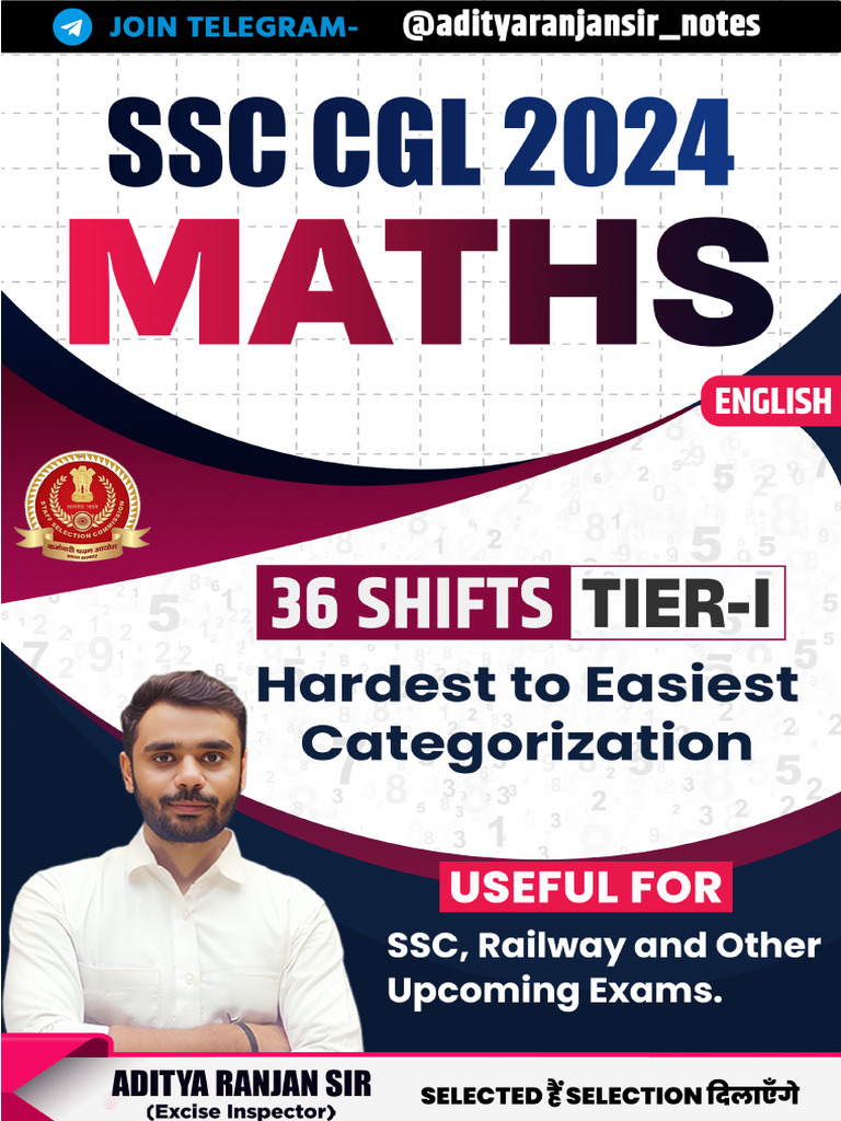 SSC CGL 2024 Quantitative Aptitude Guide | PDF | Circle | Triangle