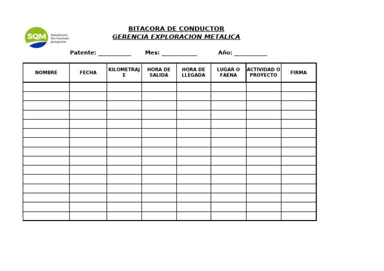 Bitácora de Conductor | PDF | Tecnología