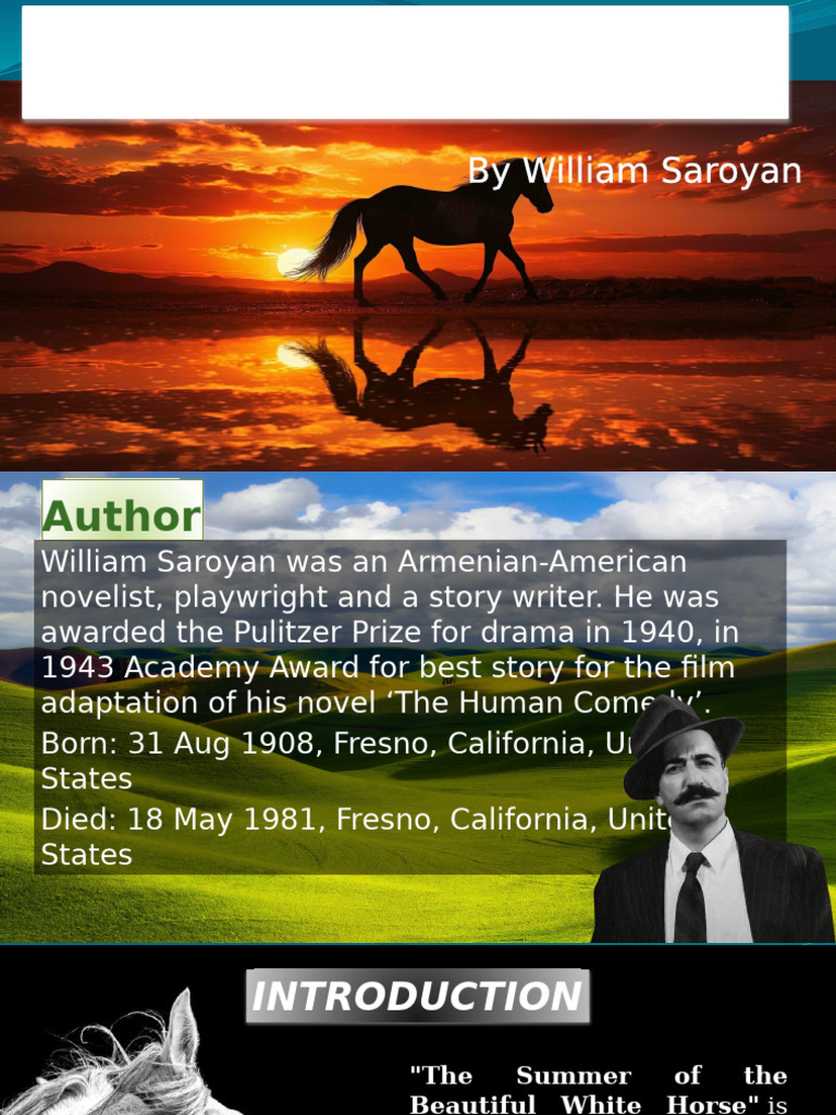 CH 4 - The Summer of The Beautiful White Horse | PDF