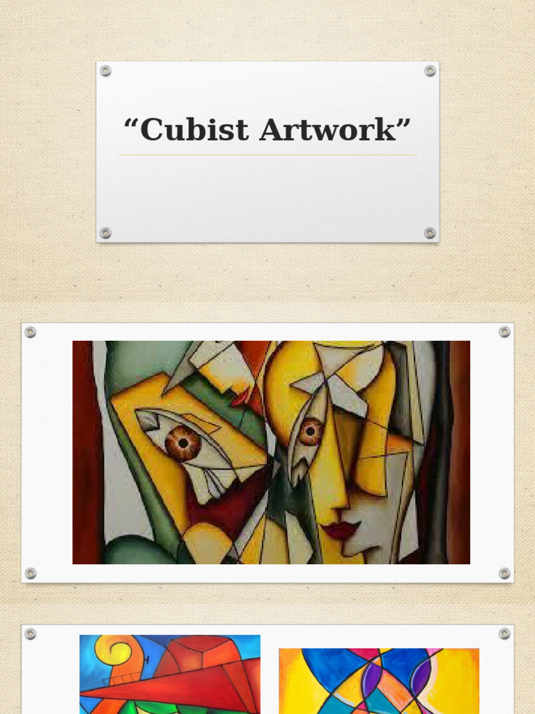 Cubist Artwork | PDF