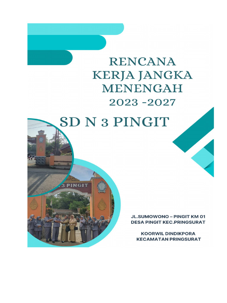RKJM SD Negeri 3 Pingit 2023-2027 | PDF