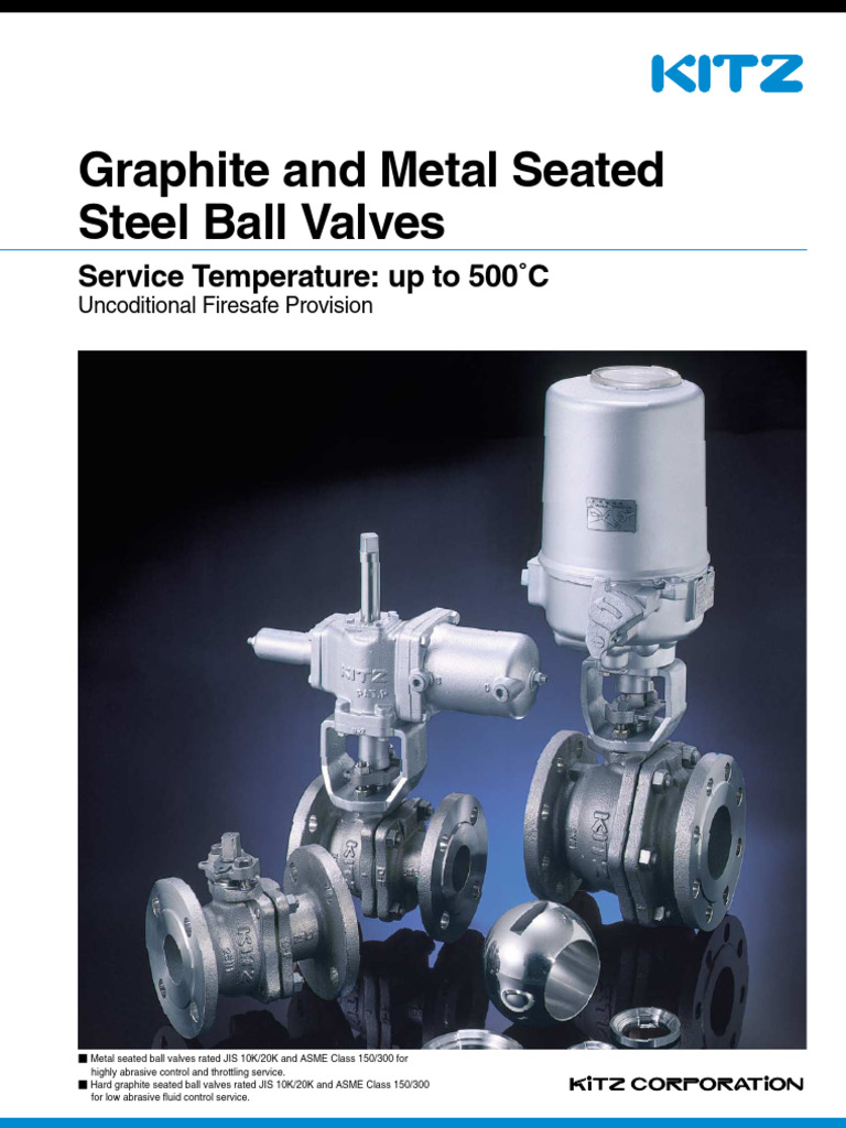 KITZ Graphite & Metal Seated Valves | PDF | Valve | Actuator