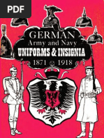 1871 German Army Navy Uniforms Insignia