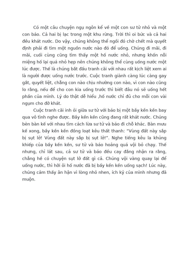 Truyện Ngụ Ngôn | PDF