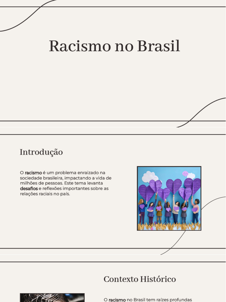Racismo no Brasil: Desafios e Ações | PDF | Racismo | Discriminação e ...
