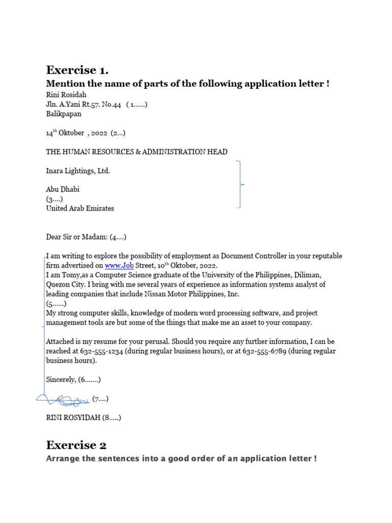 Aplication Exercise | PDF