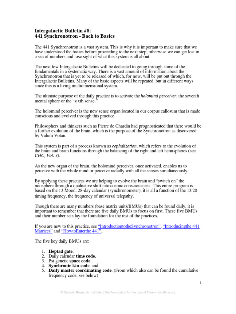 Intergalactic Bulletin 8 | PDF | Matrix (Mathematics)