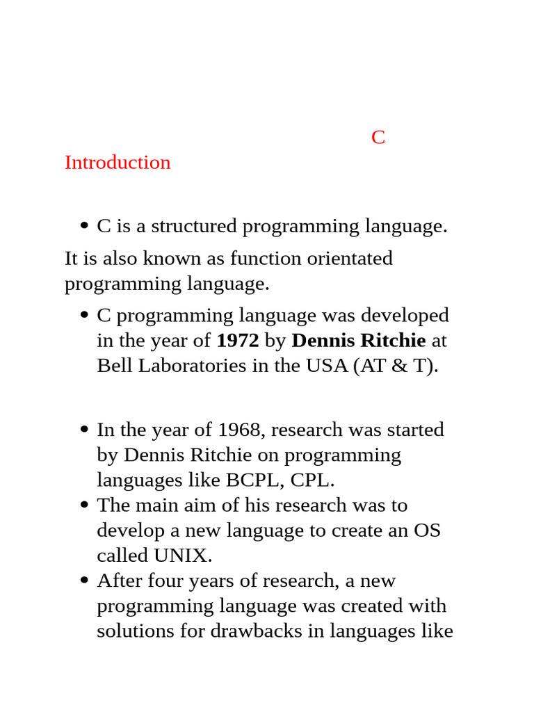 Unit-1 Part2,Unit-2 Upto Loops | PDF | C (Programming Language ...