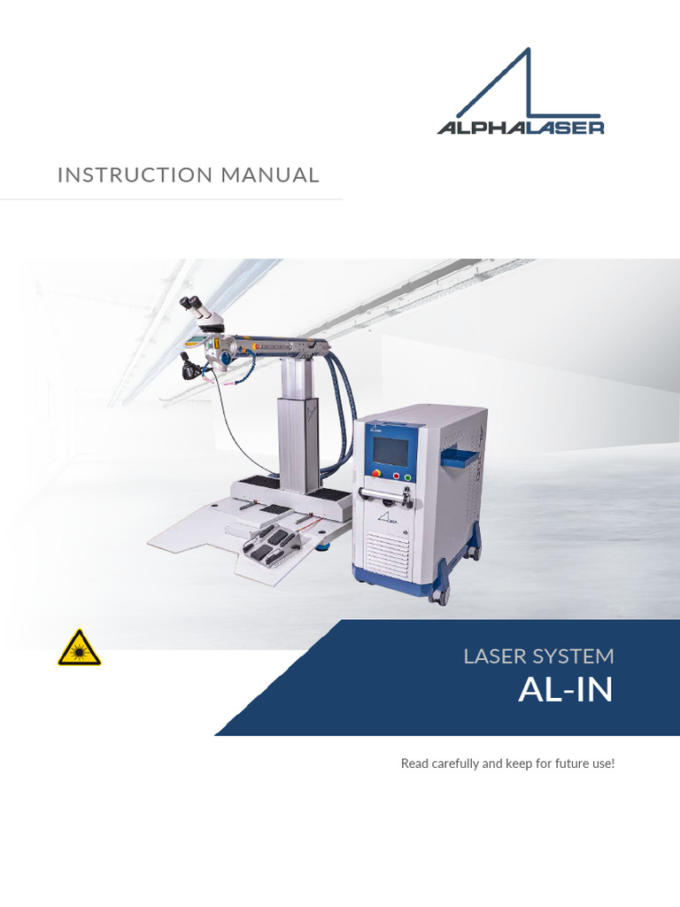 ALPHA LASER Instruction Manual | PDF | Radiation | Laser