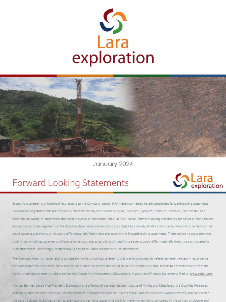 Corporate - Presentation Lara 2024 | PDF | Mining | Minerals