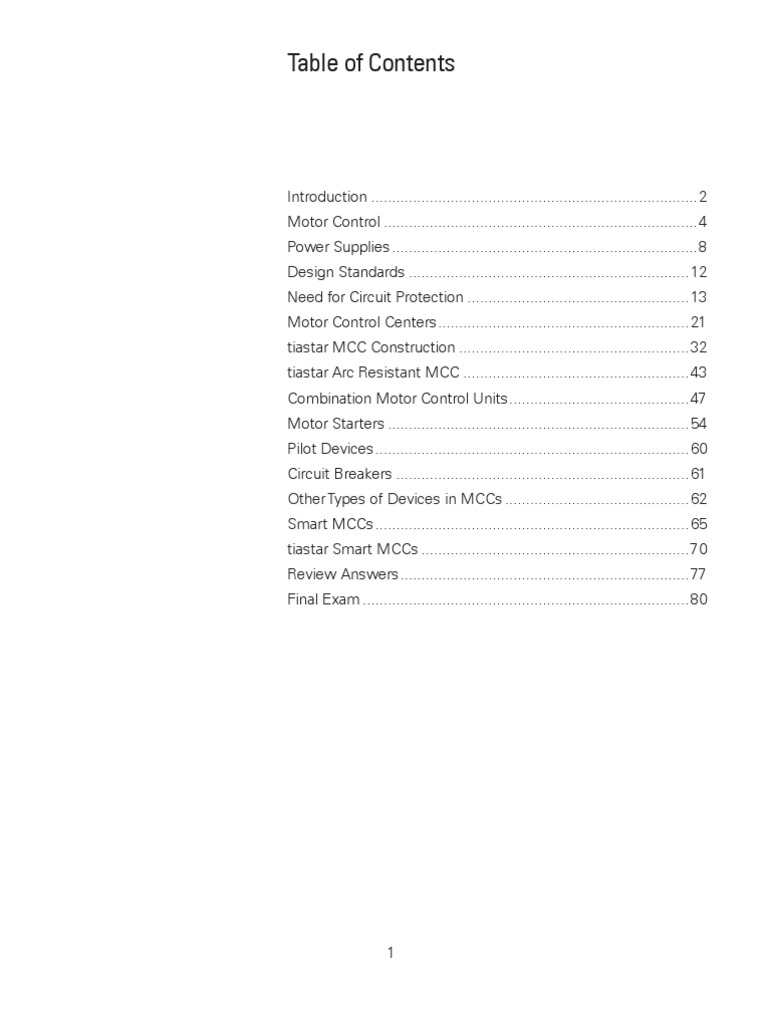 Basics of Motor Control Centers (MCCS) PDF