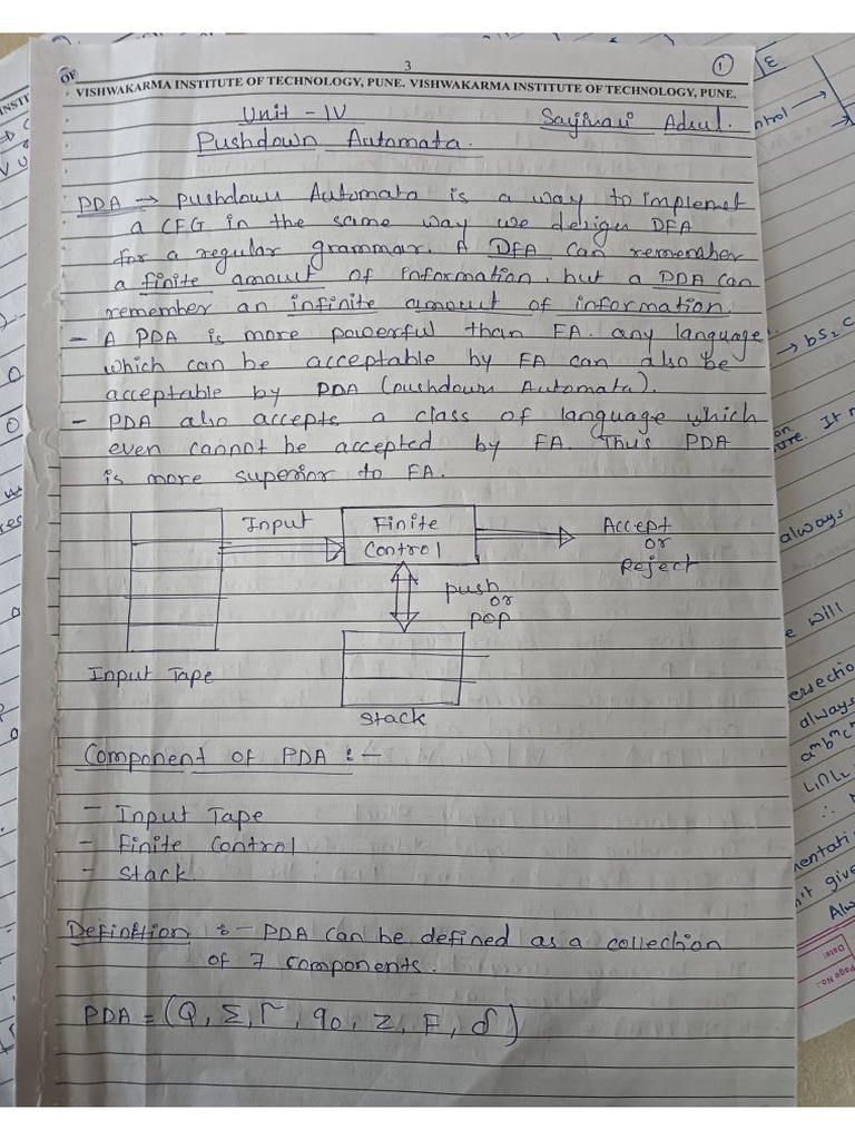 TOC Unit 4 | PDF