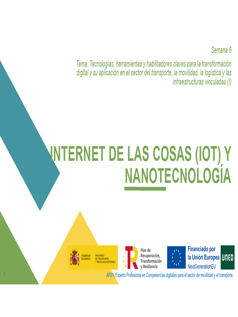 Internet de Las Cosas (IoT) y Nanotecnología | PDF | Internet de las ...