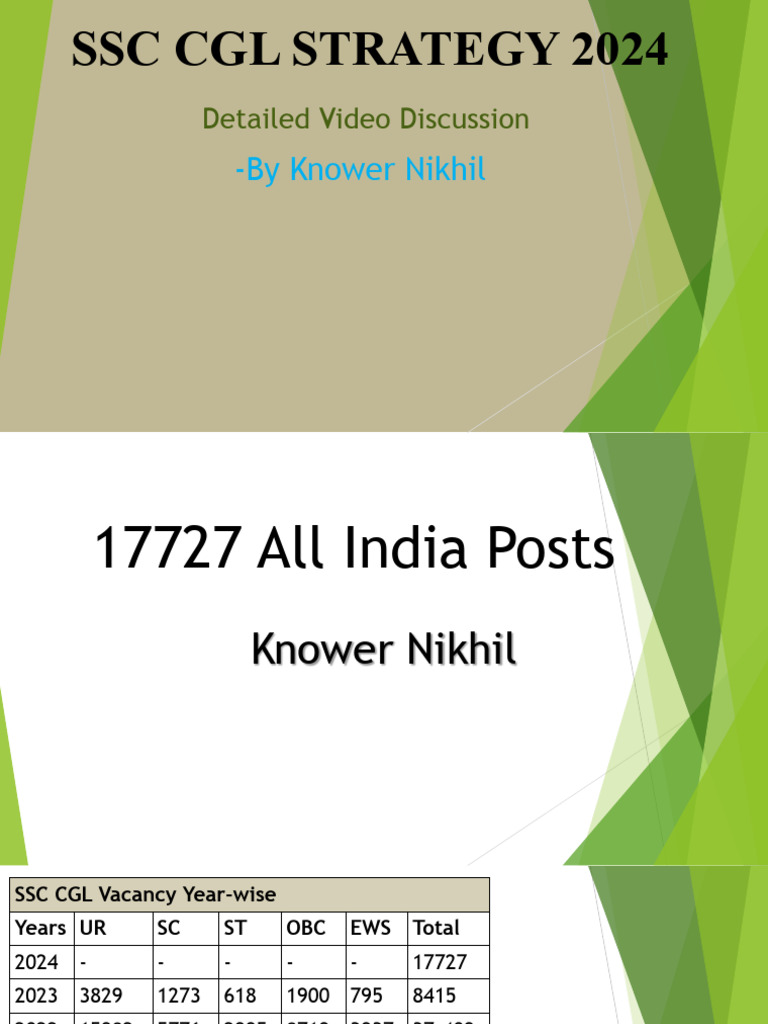 SSC CGL 2024 Exam Strategy Guide | PDF | Triangle | Trigonometric Functions