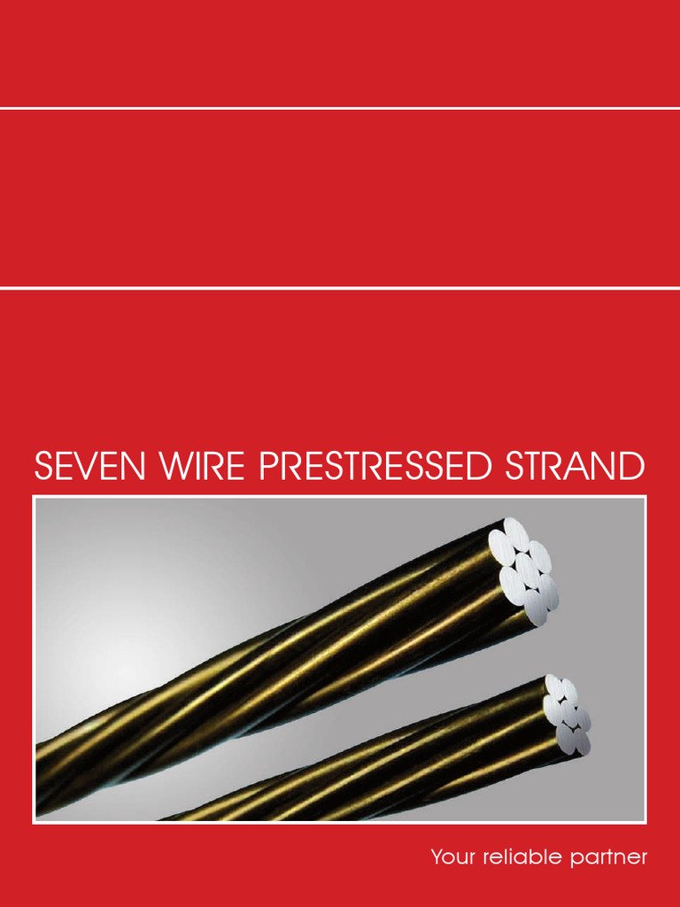Seven Wire Prestressed Strand Overview | PDF | Strength Of Materials ...