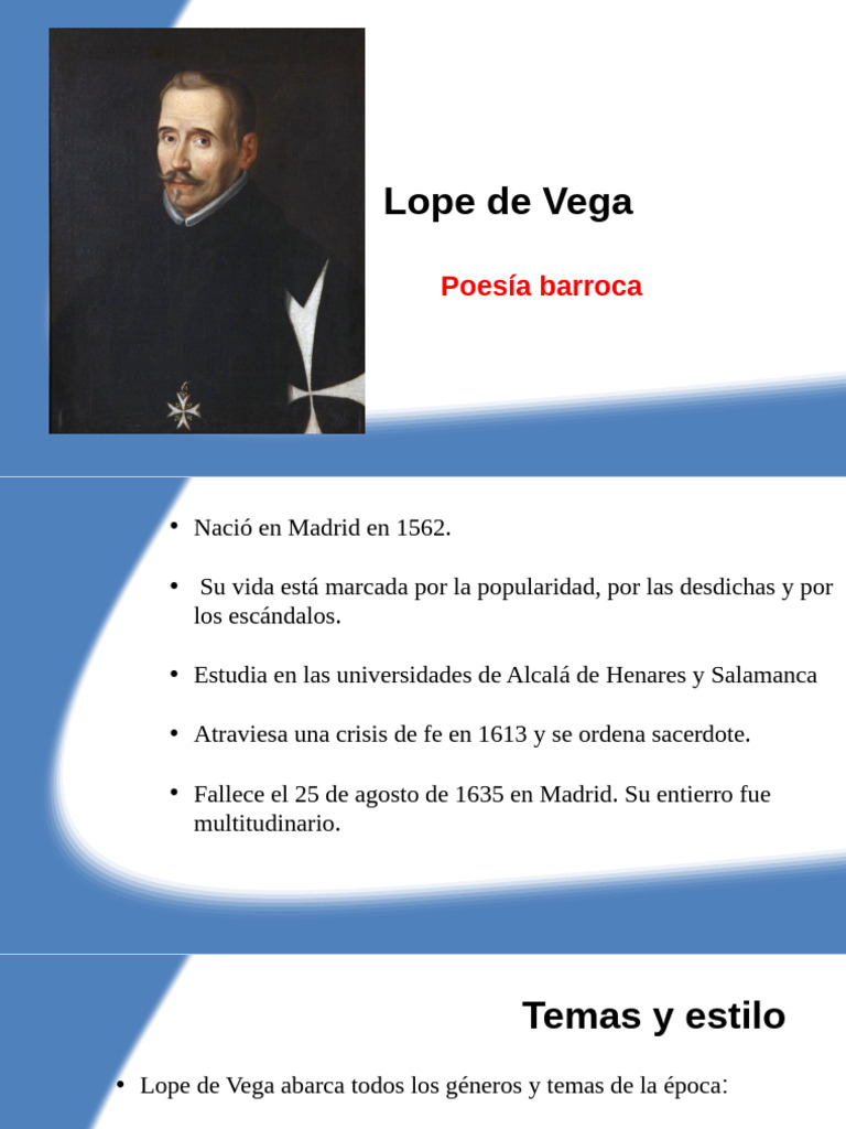 Lope de Vega: Poesía Barroca | PDF | Poesía | Sonetos