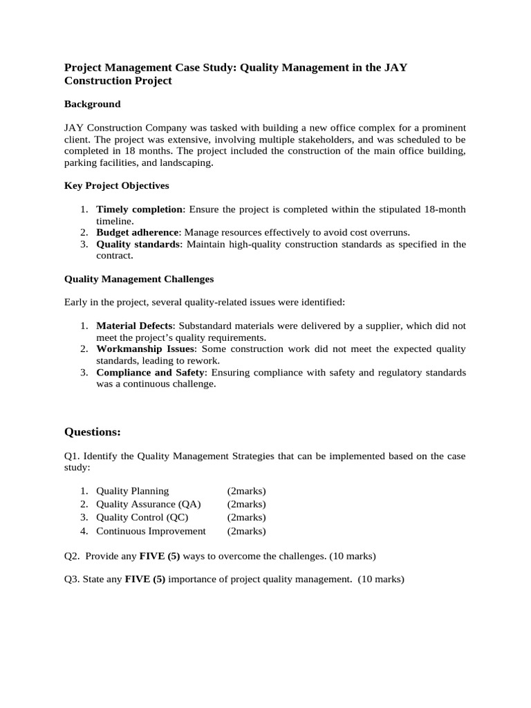 Construction Quality Management Guide | PDF | Art
