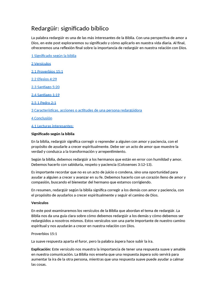 Redargüir SIGNIFICADO | PDF | Amor | Oración