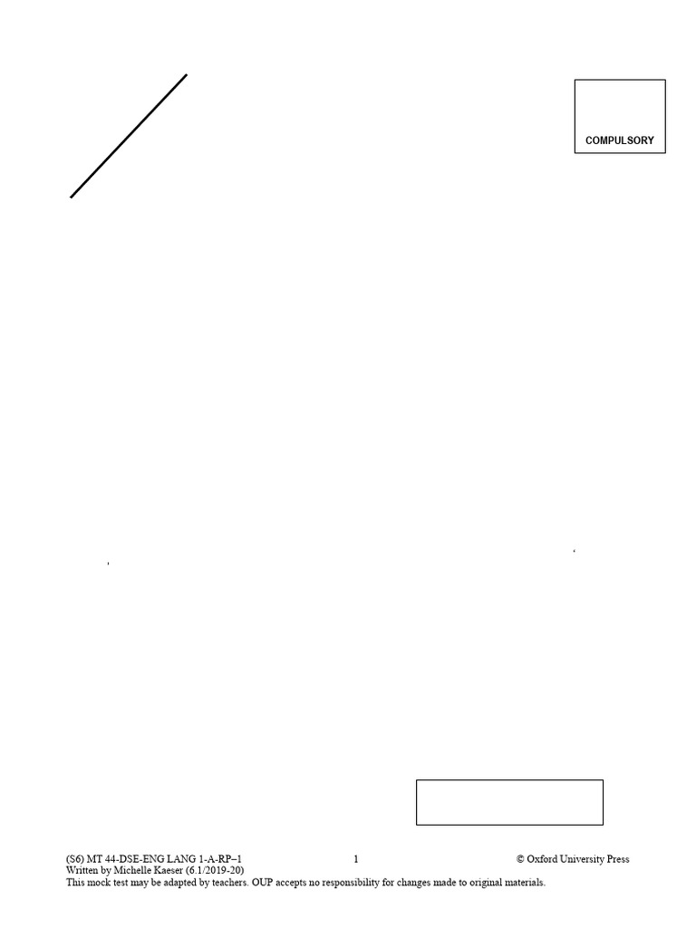 MT44 - Paper 1 - TE - 1920 - 6.1 | PDF | Oxford University Press ...