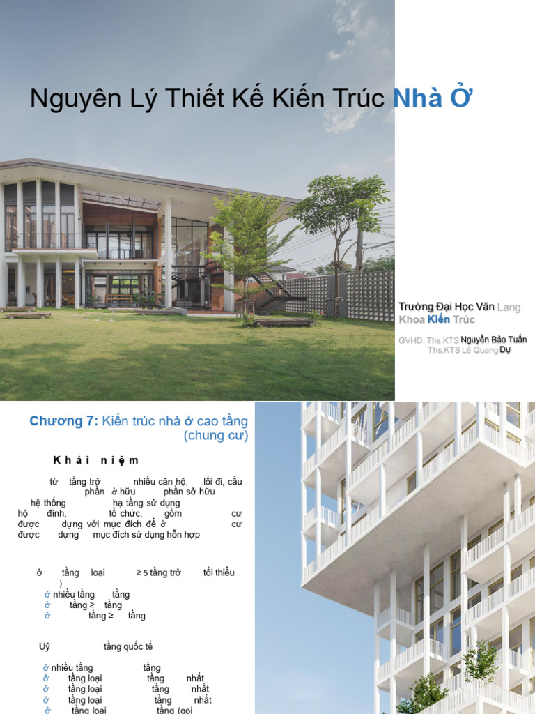 Nguyen Ly Thiet Ke KT Nha O Chuong 7-2 | PDF